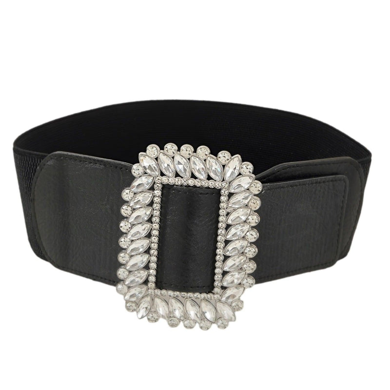 Ceinture Extra Large XXL avec boucle à strass, modèle Katia