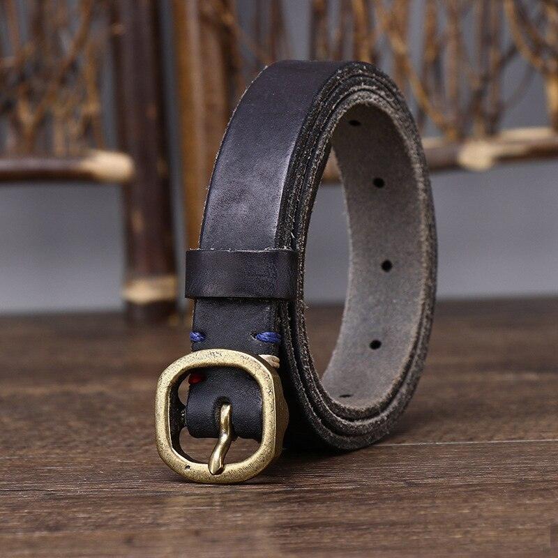 Ceinture fine en cuir pour femme, modèle Arria - La Boutique de la Ceinture