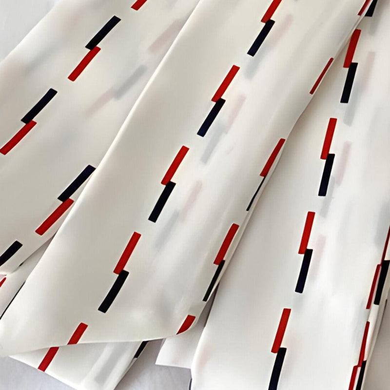 Ceinture foulard, à motifs bandes de couleurs, modèle Lento