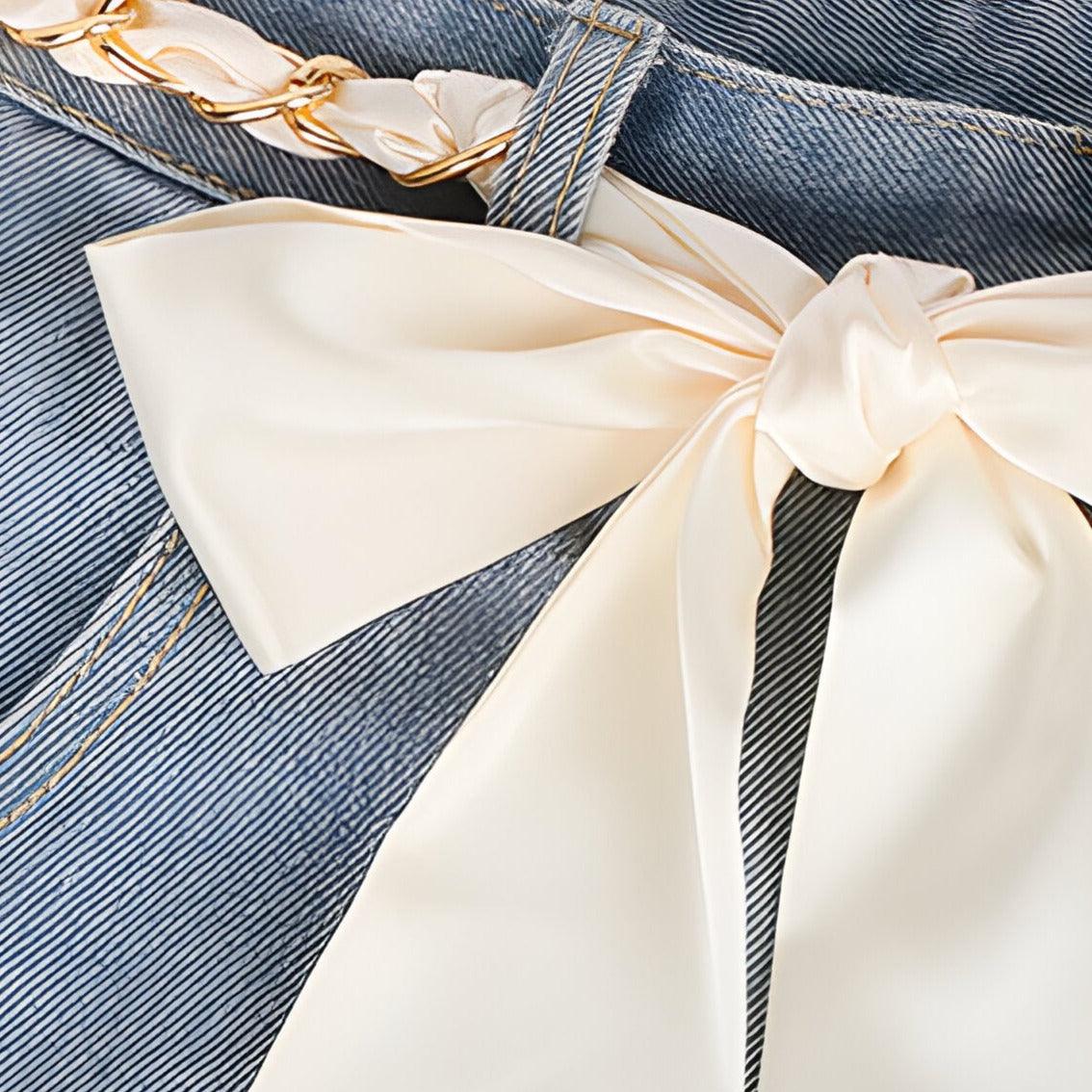 Ceinture foulard, en soie, unie, modèle Oriana - La Boutique de la Ceinture