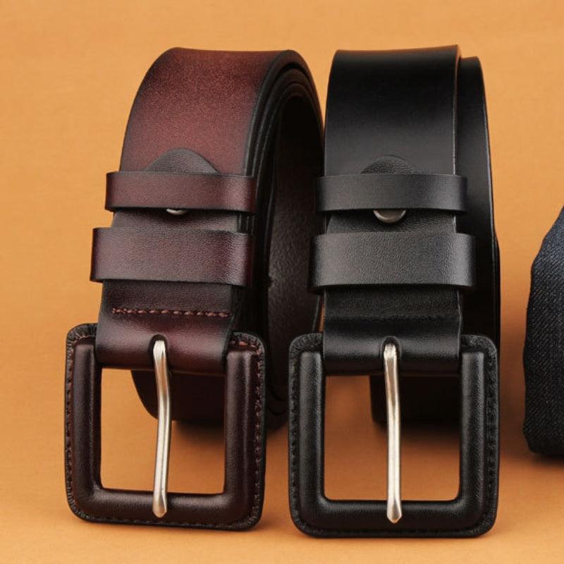 Ceinture grande taille avec boucle anti-allergie pour femme ou homme, modèle Kent