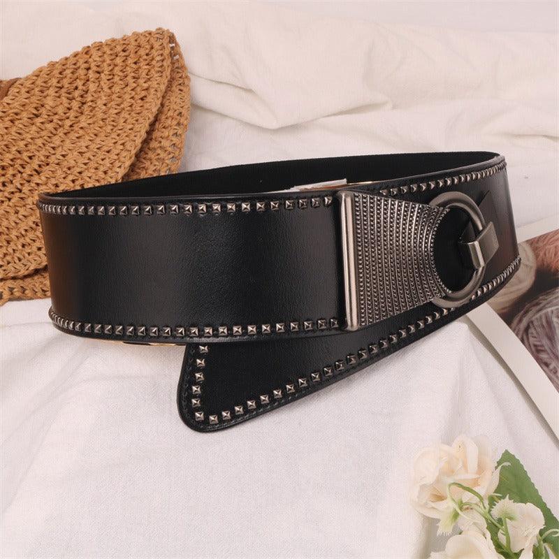 Ceinture large élastique taille haute modèle Christina