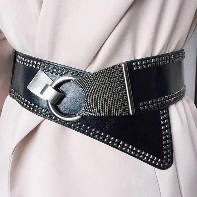Ceinture large élastique taille haute modèle Christina