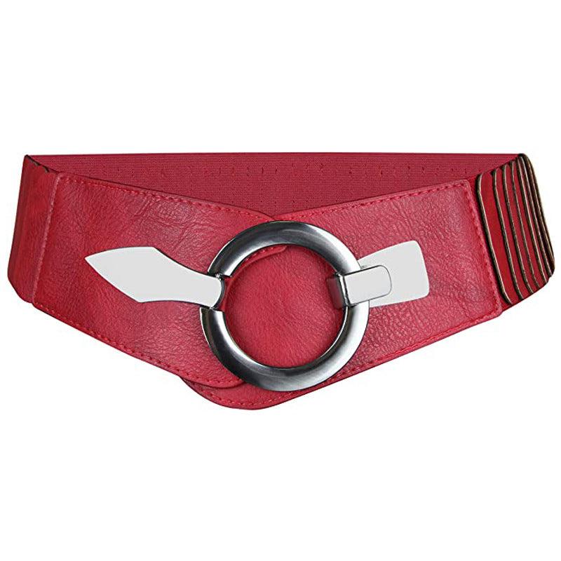 Ceinture large élastique, taille haute, pour femme, modèle Helga - La Boutique de la Ceinture