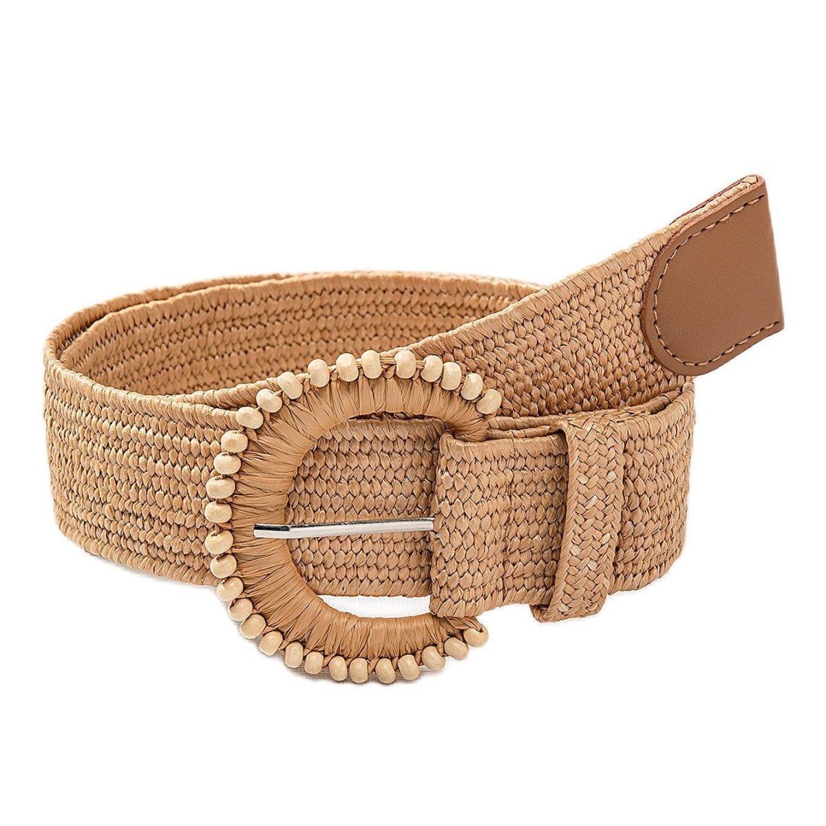 Ceinture large en raphia, modèle Melcia – La Boutique de la