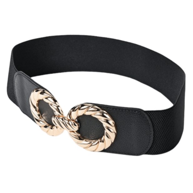 Ceinture large et élastique taille haute, modèle Mélissa - La Boutique de la Ceinture