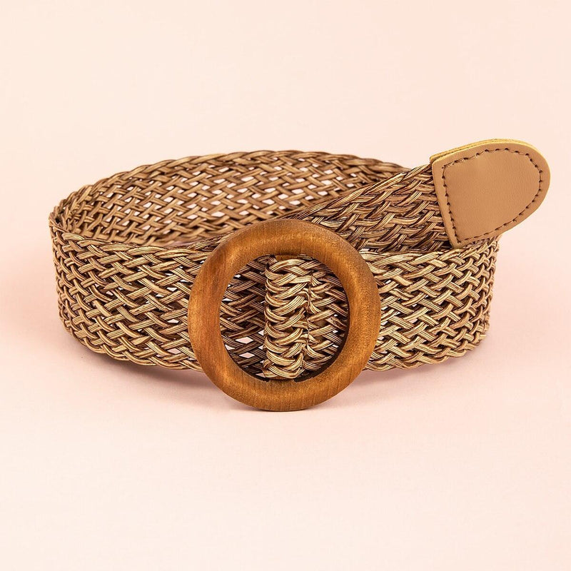 Ceinture large, taille haute, pour femme, modèle Sethra