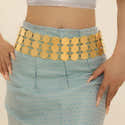 Ceinture Chaîne Dorée Multicouche Pour Femme | Ajustable 90cm | Accessoire Taille Style Bohème - 5