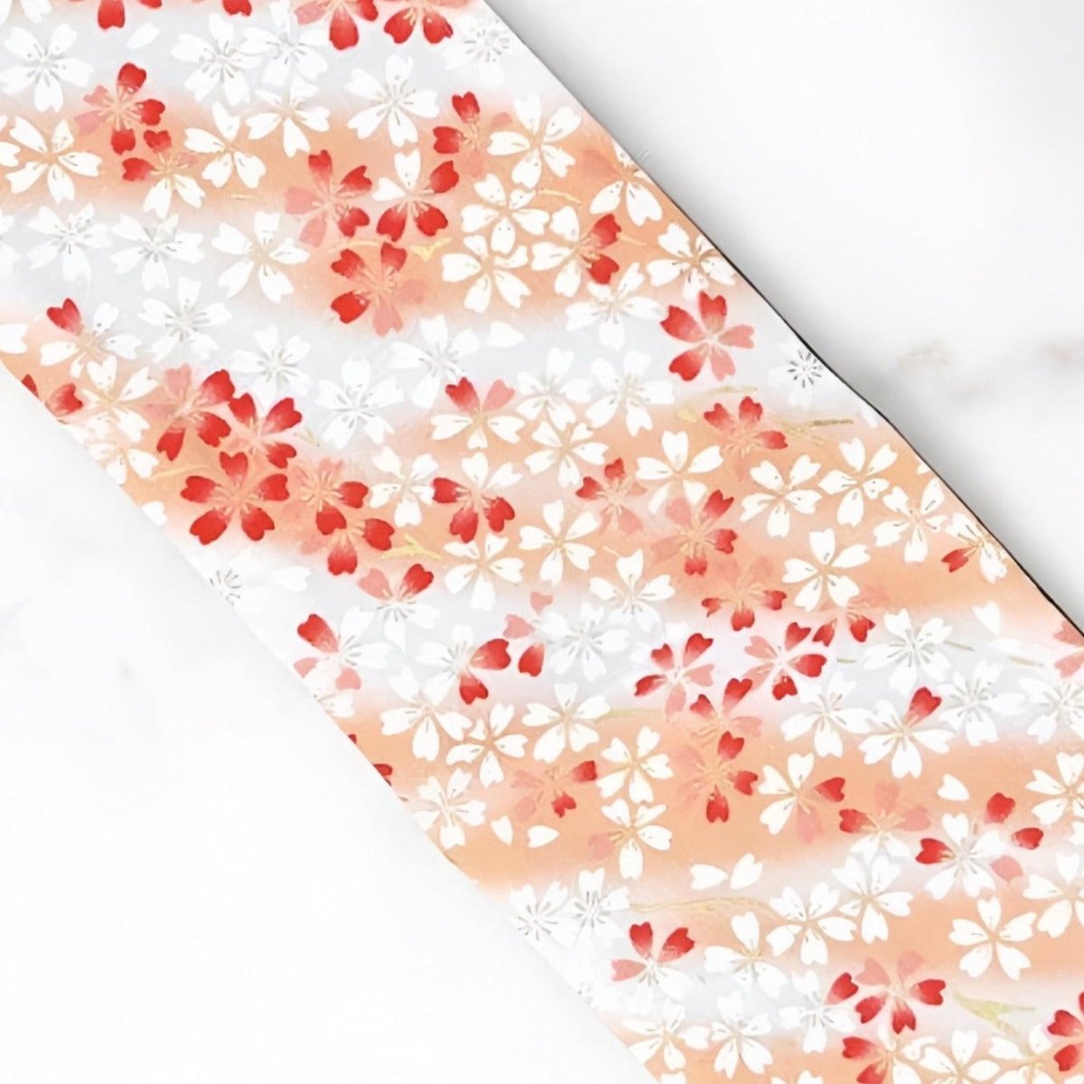 Ceinture Obi à motifs fleurs de cerisier, modèle Sueno - La Boutique de la Ceinture