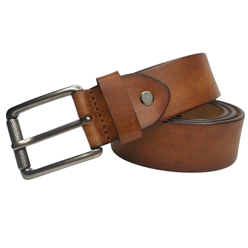 Ceinture souple en cuir pleine fleure, pour homme, modèle Enrico