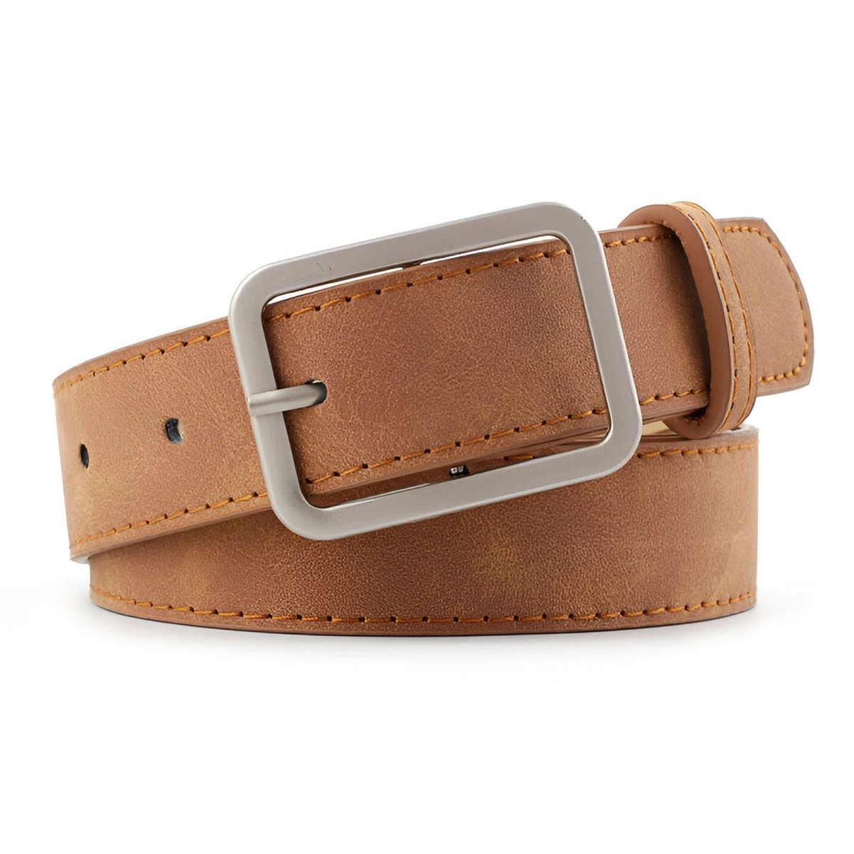 Ceinture tendance à boucle rectangulaire, modèle Sybil - La Boutique de la Ceinture