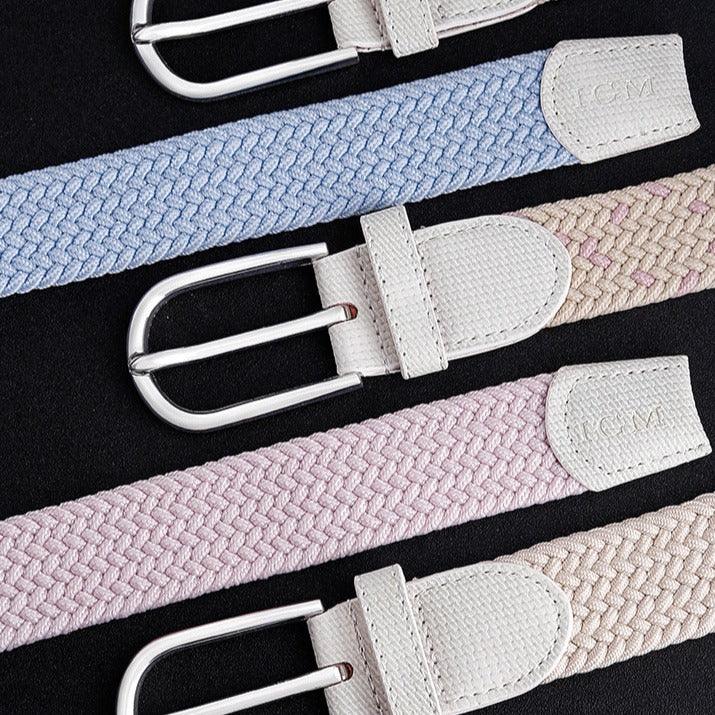 Ceinture tressée élastique pour femme, modèle Telica - La Boutique de la Ceinture
