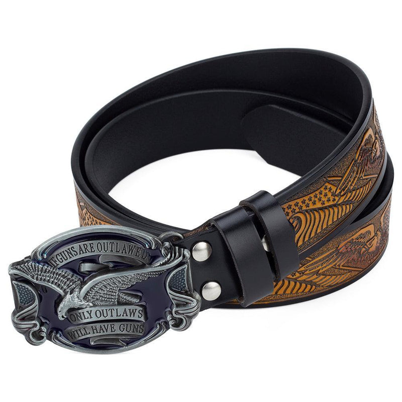 Ceinture western avec aigle, modèle Arslon