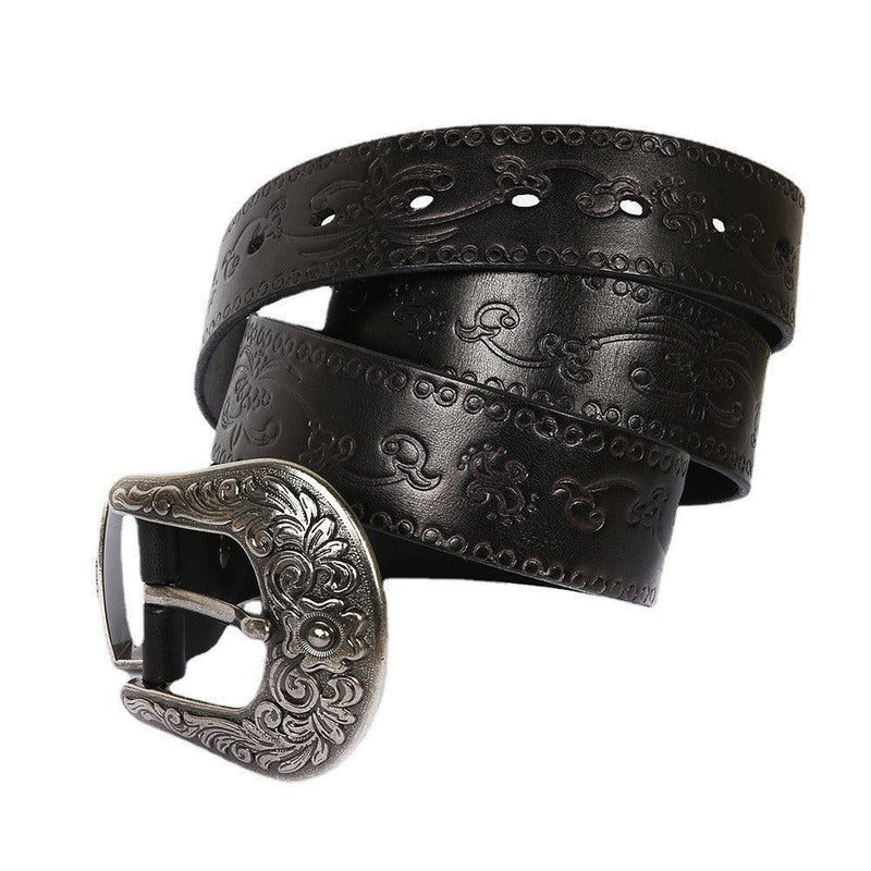 Ceinture Western en cuir, modèle Osyka