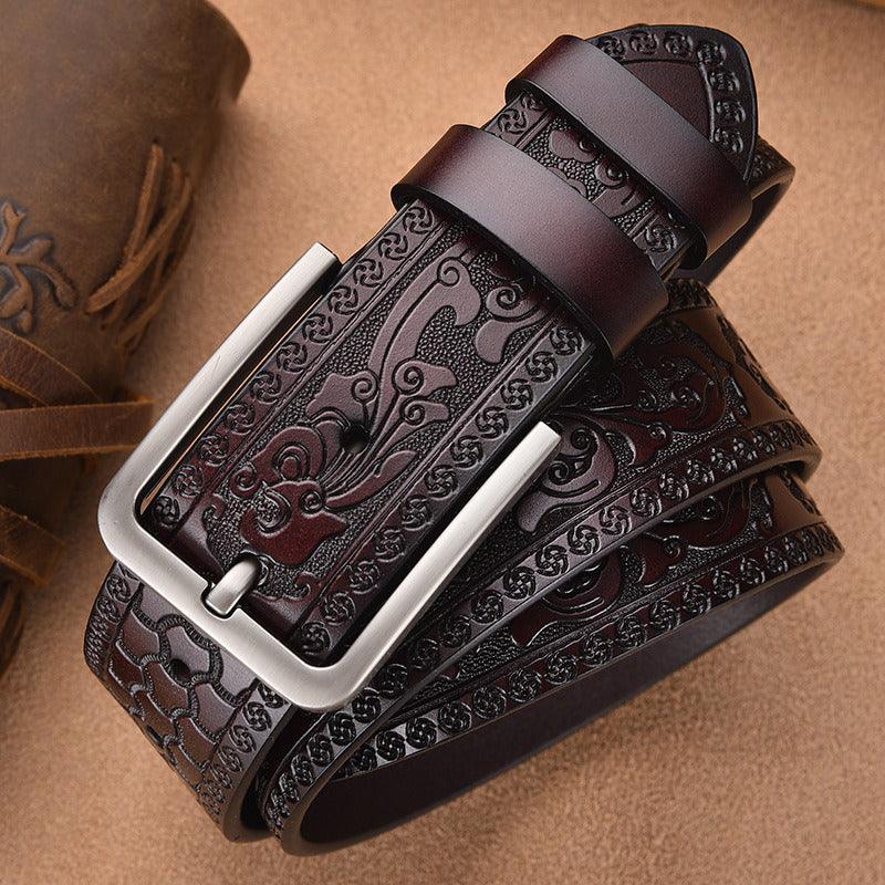 Ceinture Western en cuir pour homme, modèle Glory