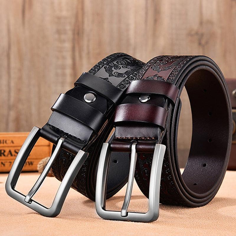 Ceinture Western en cuir pour homme, modèle Glory