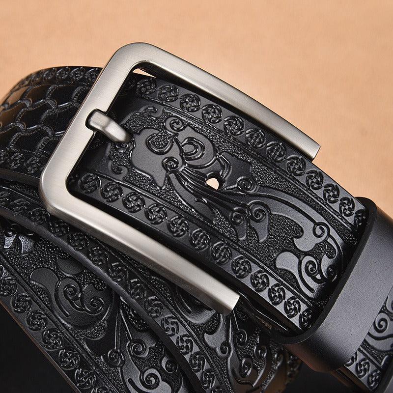Ceinture Western en cuir pour homme, modèle Glory