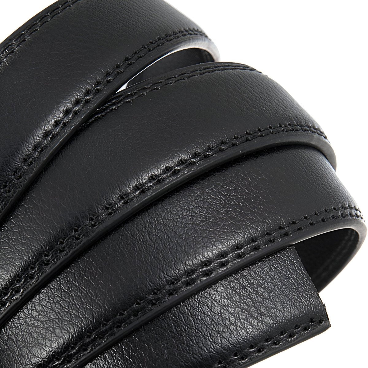 Lanière de ceinture 2.4 cm, en cuir, pour boucles automatiques, pour femmes, modèle Hermine - La Boutique de la Ceinture