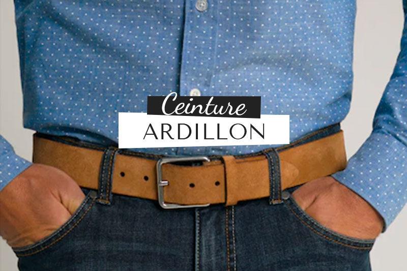 Ceinture à Boucle Ardillon pour Homme