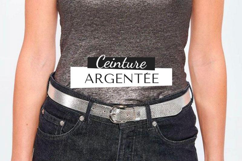 Ceinture Argentée Femme