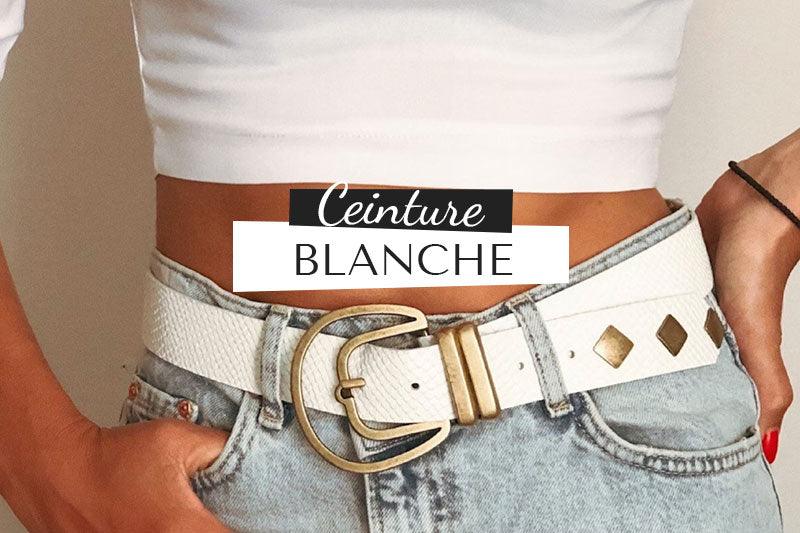 Ceinture Blanche Femme