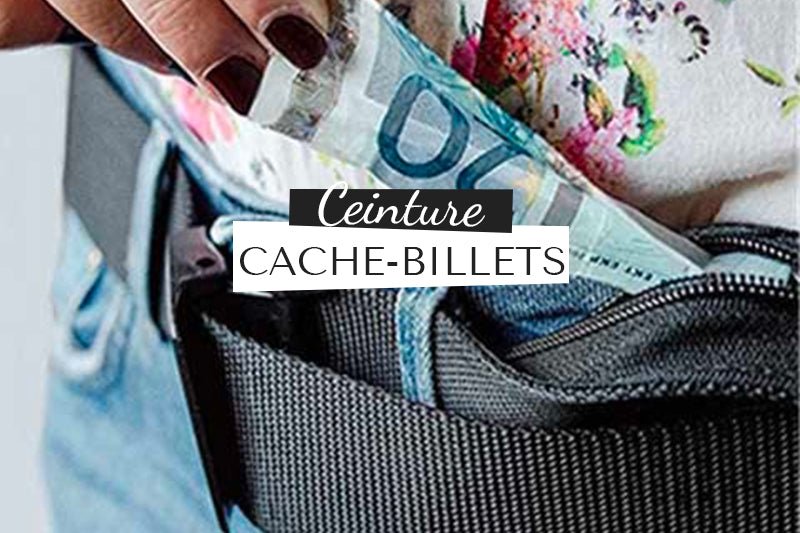 Ceinture Cache Billets et de Voyage