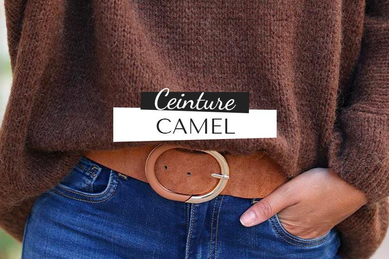 Ceinture Camel Femme