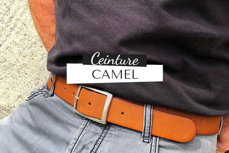 Ceinture Camel Homme