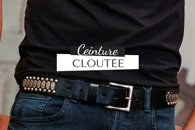 Ceinture Cloutée pour Homme