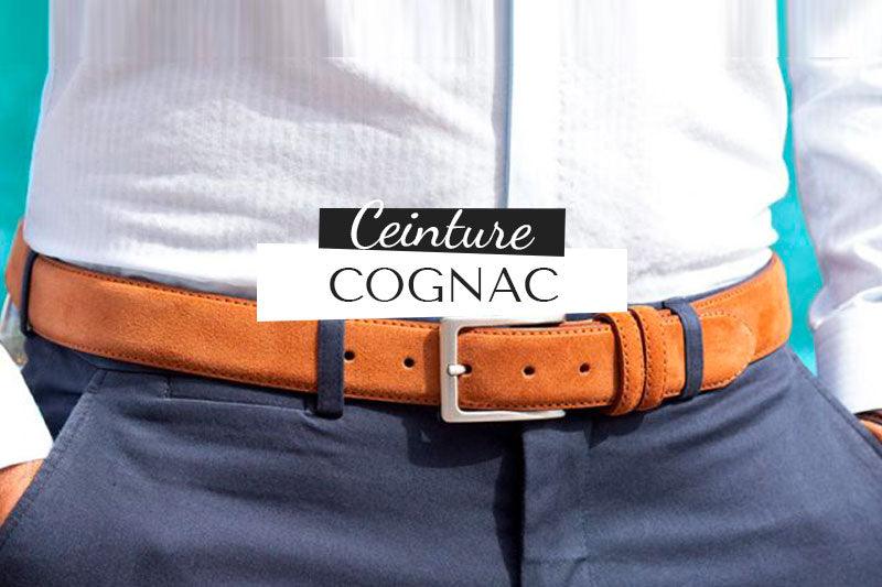 Ceinture Cognac Homme
