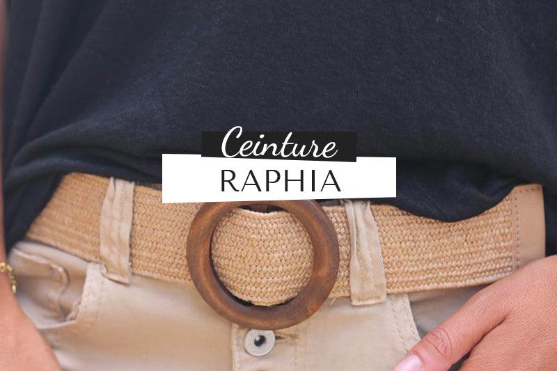 Ceinture Femme en Raphia