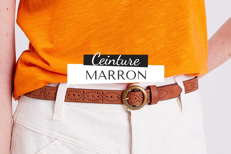 Ceinture Marron Femme