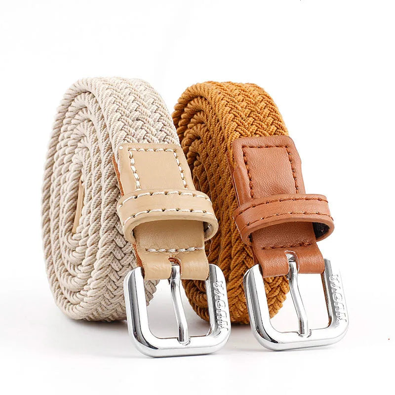 Ceinture Enfant Tressée Élastique, Modèle Charlie