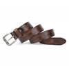 Ceinture homme en cuir véritable boucle ardillon vintage, modèle Fabrizio