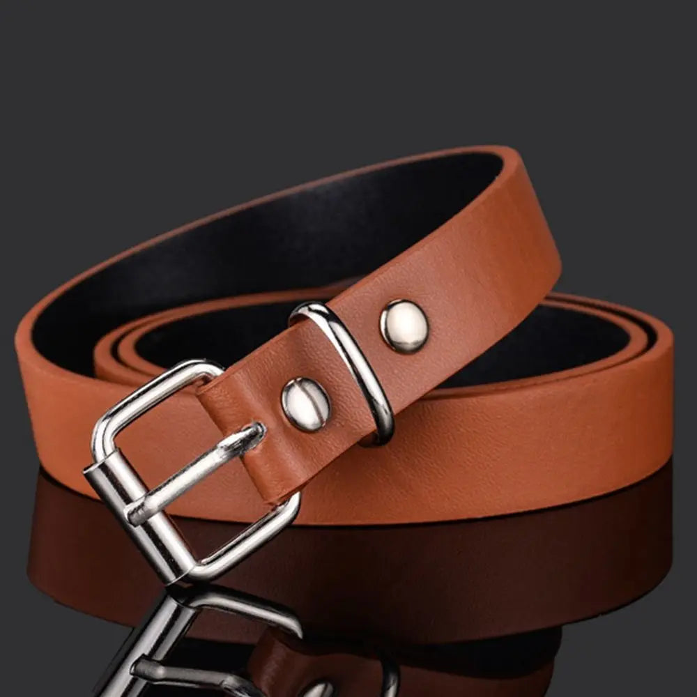 Ceinture Enfant Fine en Similicuir , Modèle Livia