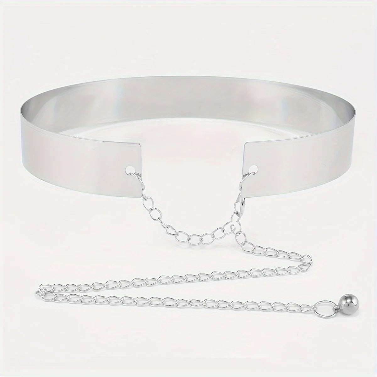 Ceinture Métallique Femme Dorée Élégance Couture, modèle Cléo