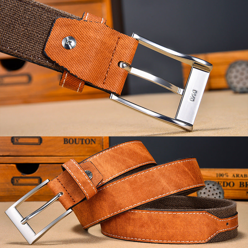 Ceinture homme Toile, modèle Ricardo