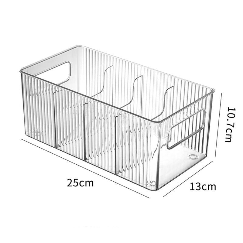 Boîte de rangement pour ceintures transparente