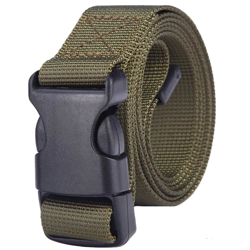 Ceinture Enfant en Toile Réglable avec Boucle à Clip, Modèle Milo
