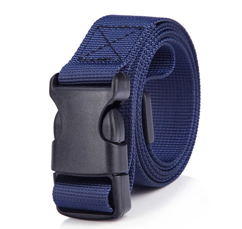 Ceinture Enfant en Toile Réglable avec Boucle à Clip, Modèle Milo