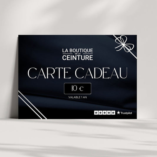 Carte - Cadeau La Boutique de la Ceinture - La Boutique de la Ceinture