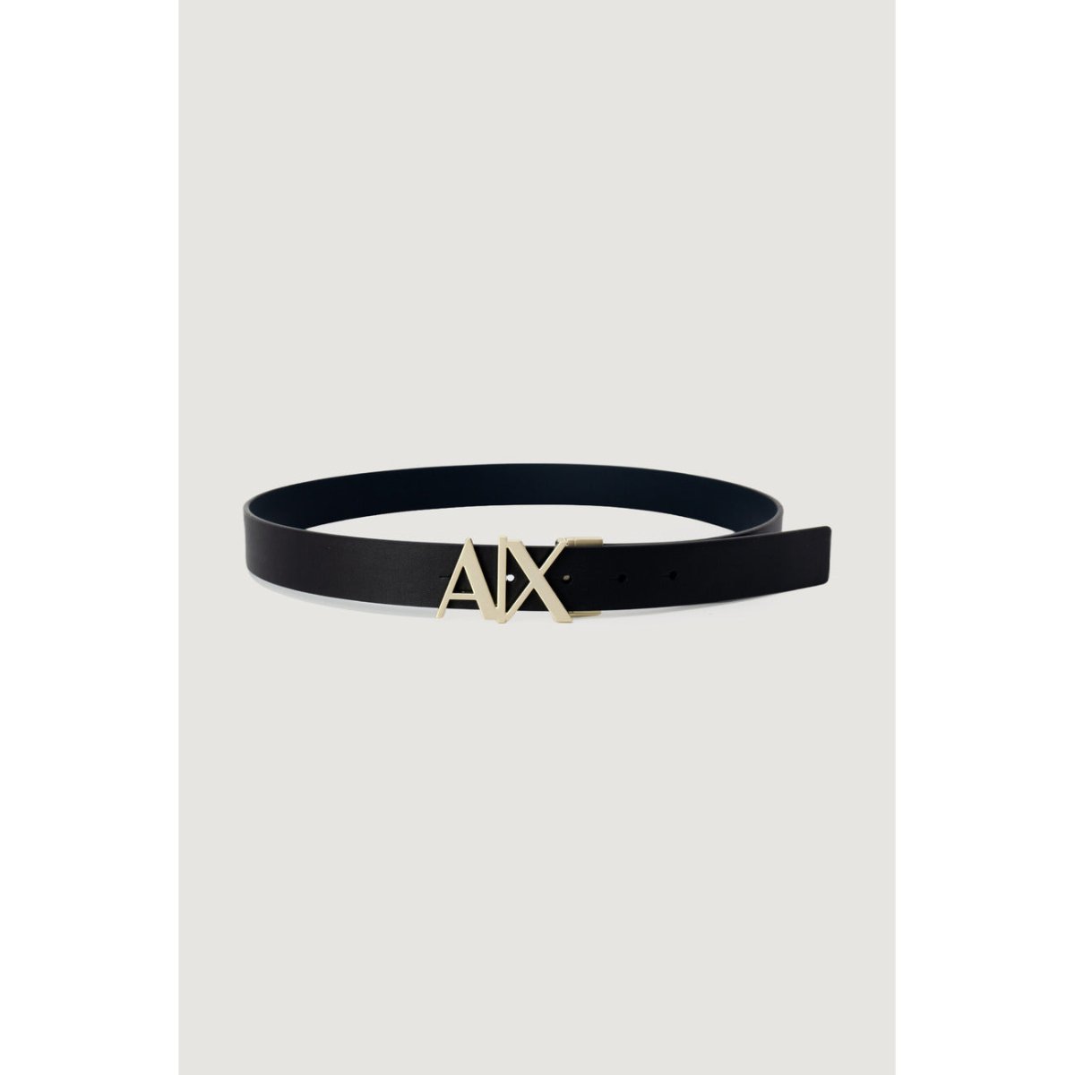 Ceinture Armani Exchange Homme en Cuir Noir – Boucle Logo AX Métal - La Boutique de la Ceinture