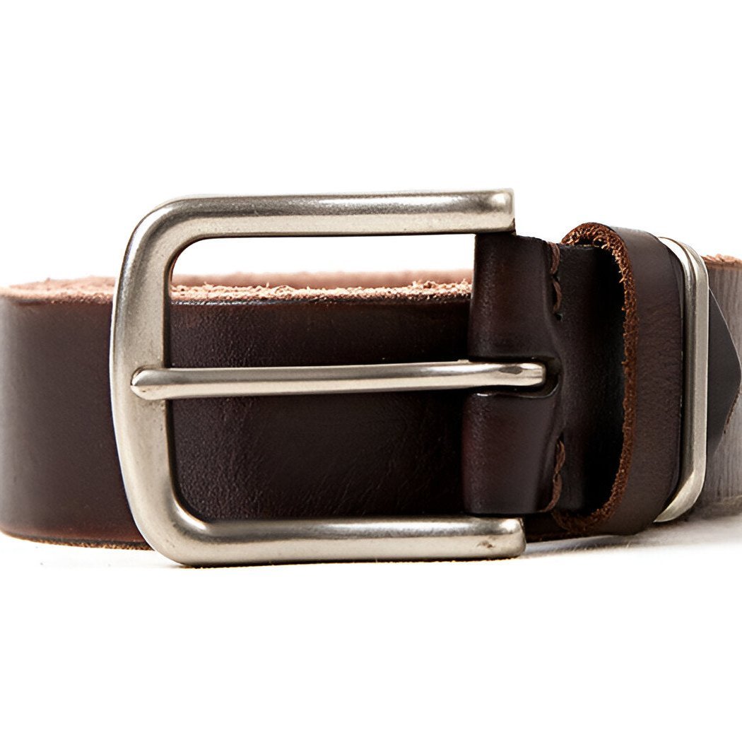 Ceinture chic en cuir pour homme, modèle Aurélien - La Boutique de la Ceinture