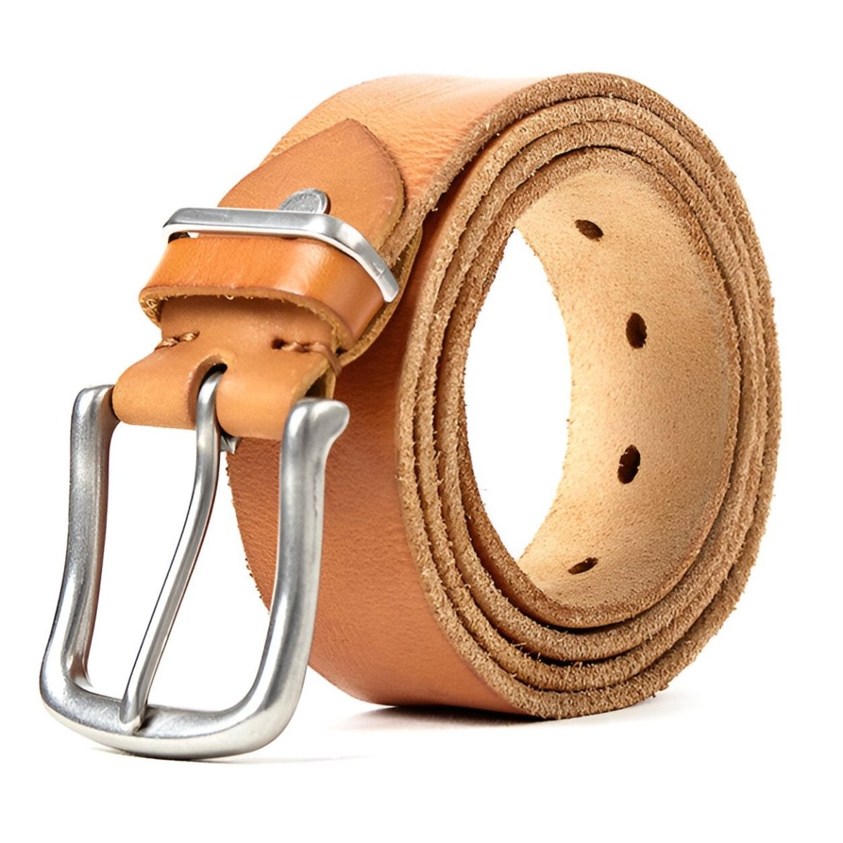 Ceinture chic en cuir pour homme, modèle Aurélien - La Boutique de la Ceinture