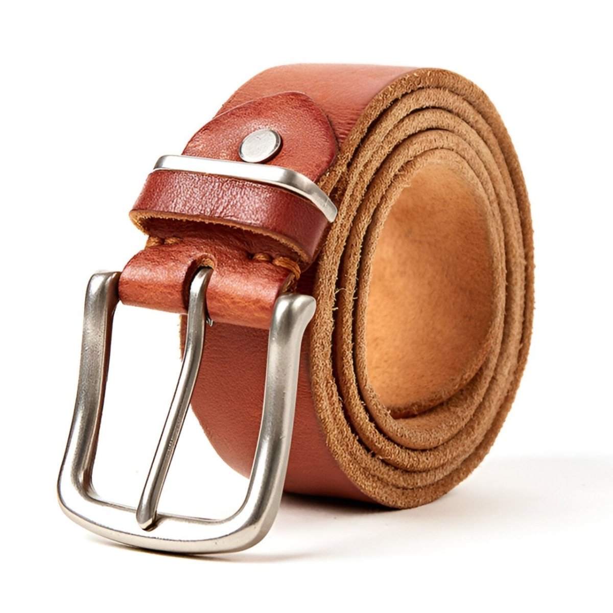 Ceinture chic en cuir pour homme, modèle Aurélien - La Boutique de la Ceinture