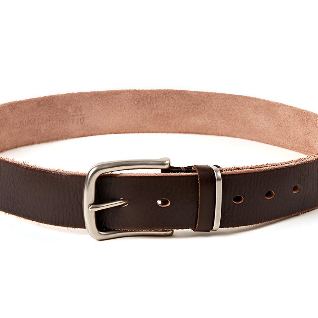 Ceinture chic en cuir pour homme, modèle Aurélien - La Boutique de la Ceinture