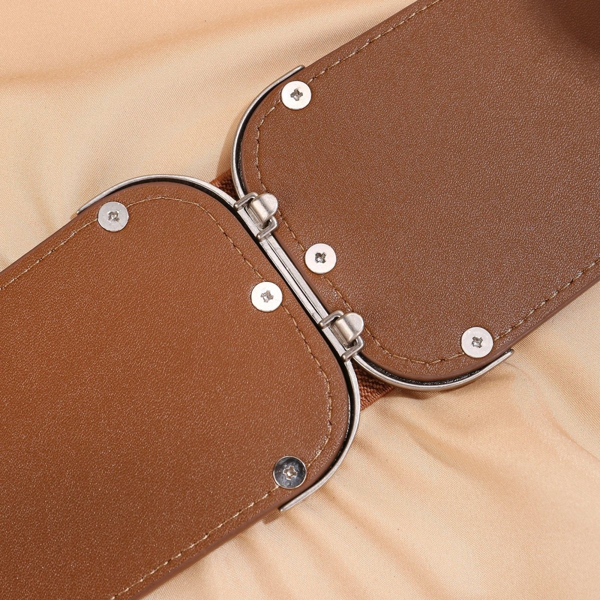 Ceinture Corset Élastique Structurante à Boucle Métal, modèle Colette - La Boutique de la Ceinture