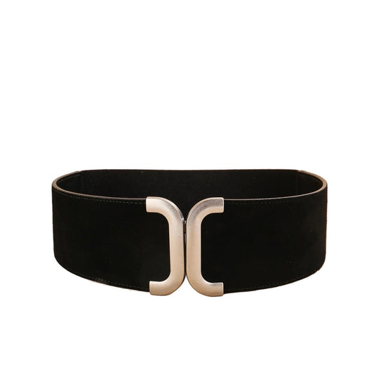 Ceinture Corset Élastique Structurante à Boucle Métal, modèle Colette - La Boutique de la Ceinture