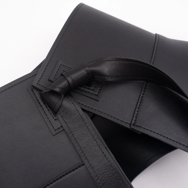 Ceinture corset large à nouer femme, Dolores