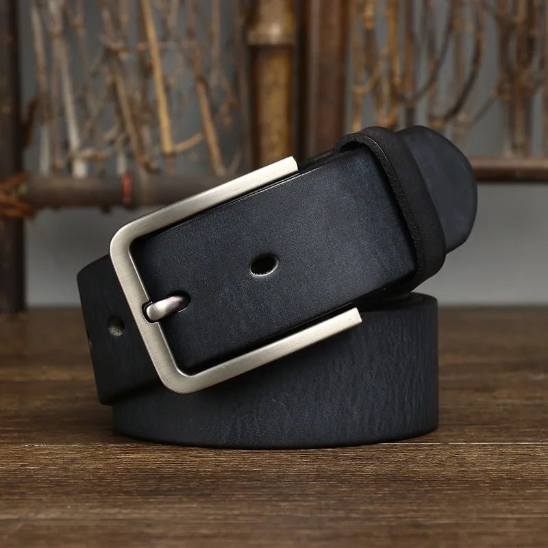 Ceinture cuir homme classique rivetée modèle Marlo - La Boutique de la Ceinture